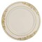 Smarty Had A Party 10.25" Ivory with Gold Harmony Rim Plastic Dinner Plates (120 plates), 120PK 640G-CASE - alternate 6